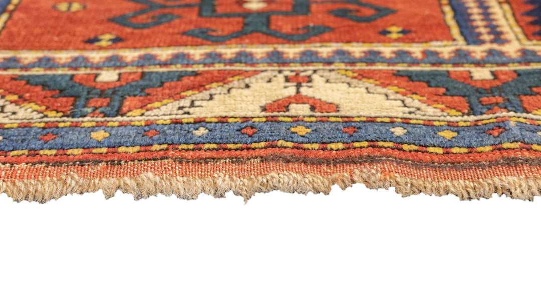 Antique Caucasian Kuba Rug 3'7'' x 5'8''