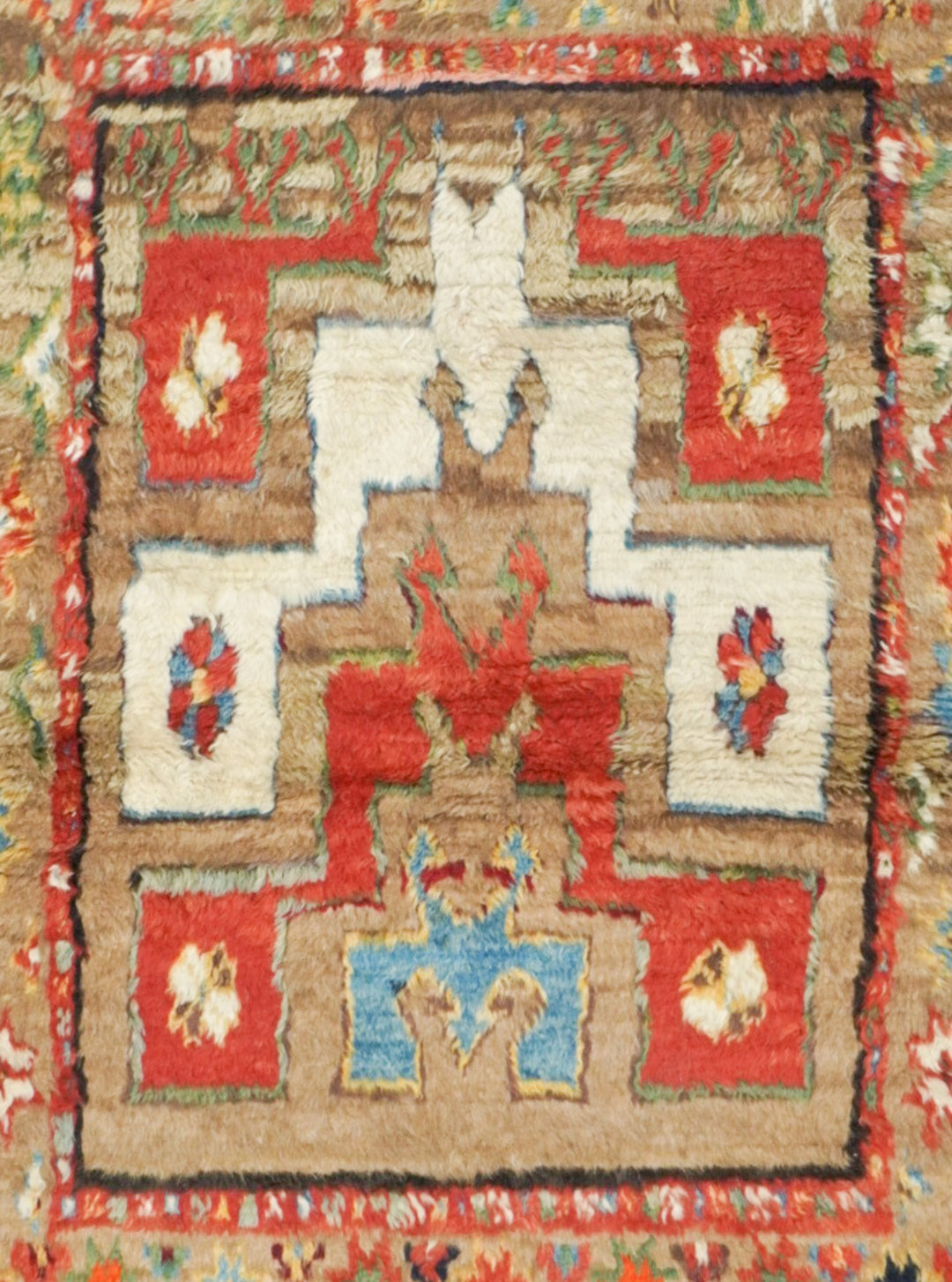 Antique Turkish Rug 3'6'' x 4'11''