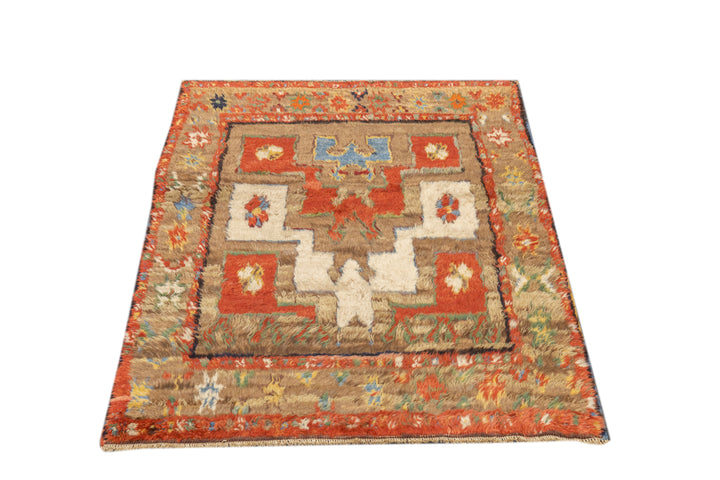 Antique Turkish Rug 3'6'' x 4'11''