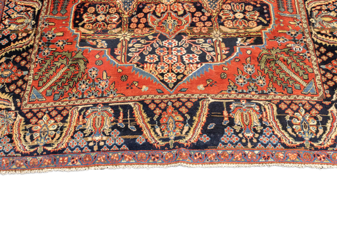 Antique Kashan Rug 4'8'' x 6'11''