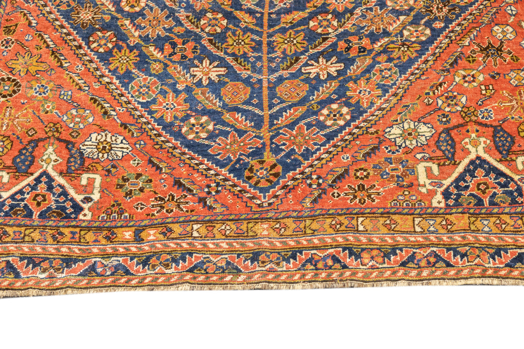 Antique Qashqai Rug 4'9'' x 6'8''