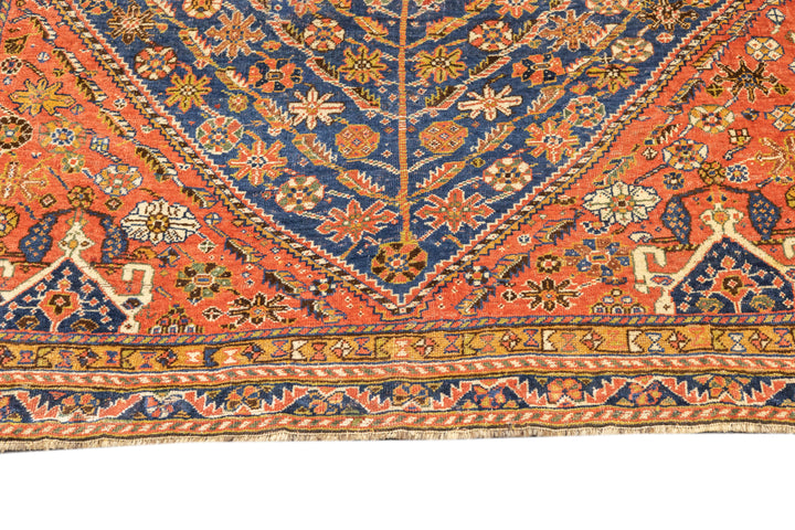 Antique Qashqai Rug 4'9'' x 6'8''