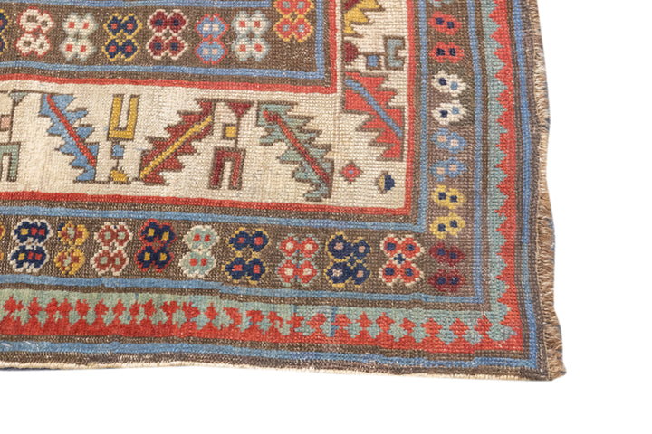 Antique Caucasian Talish Rug 3'5'' x 7'11''