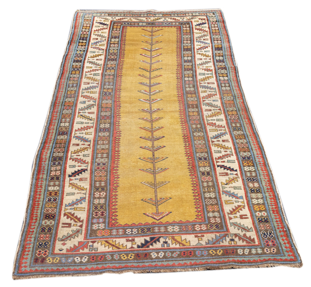 Antique Caucasian Talish Rug 3'5'' x 7'11''