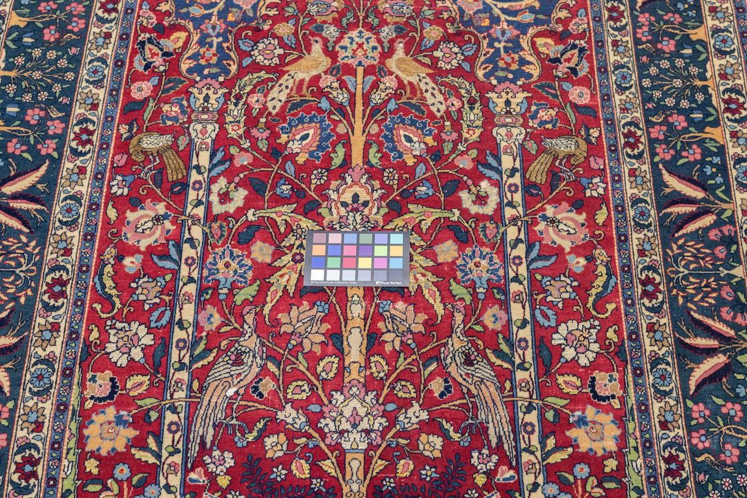 Antique Persian Tehran Rug 4'3" x 7’5”