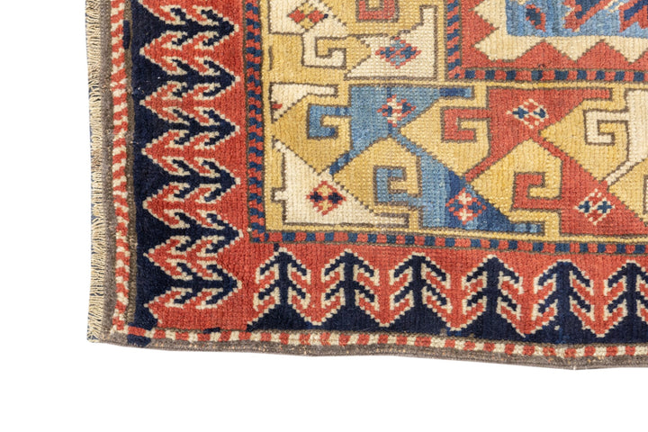 Antique Kazak Rug 3'5'' x 5'2''