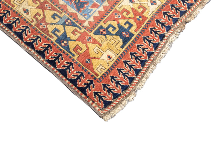 Antique Kazak Rug 3'5'' x 5'2''