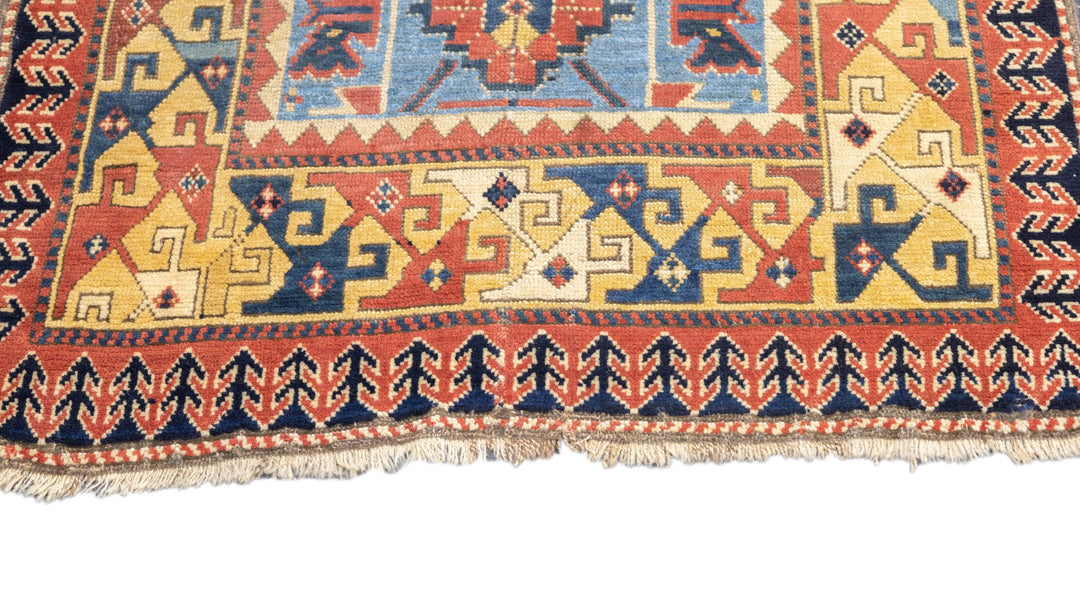 Antique Kazak Rug 3'5'' x 5'2''