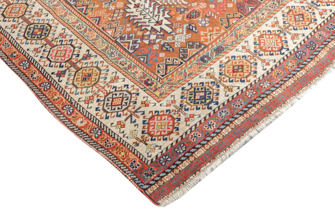 Antique Qashqai Shekarlou Rug 5'8'' x 7'7''