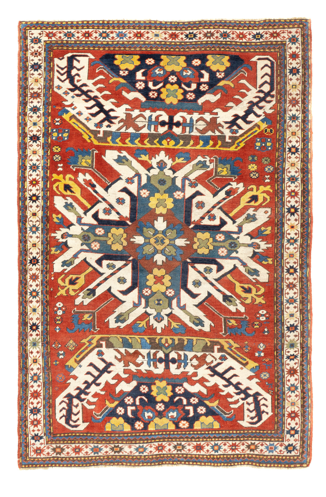 Antique Kazak Rug 4'3'' x 6'8''