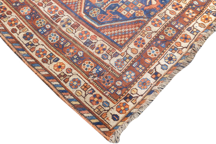 Antique Qashqai Rug 6'2'' x 8'11''