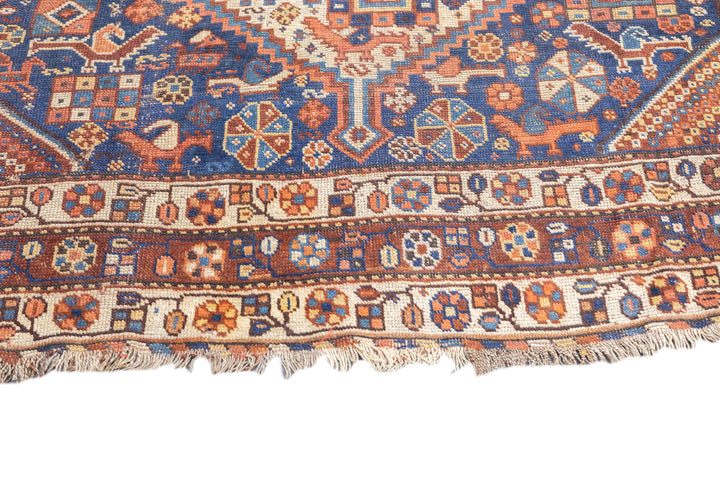 Antique Qashqai Rug 6'2'' x 8'11''