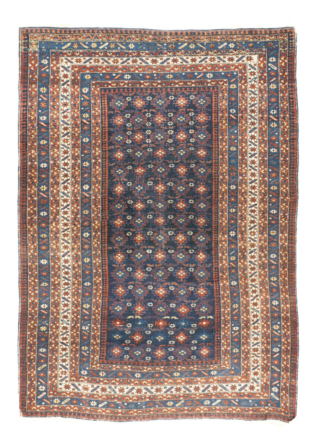 Antique Kuba Rug 4'1'' x 5'9''