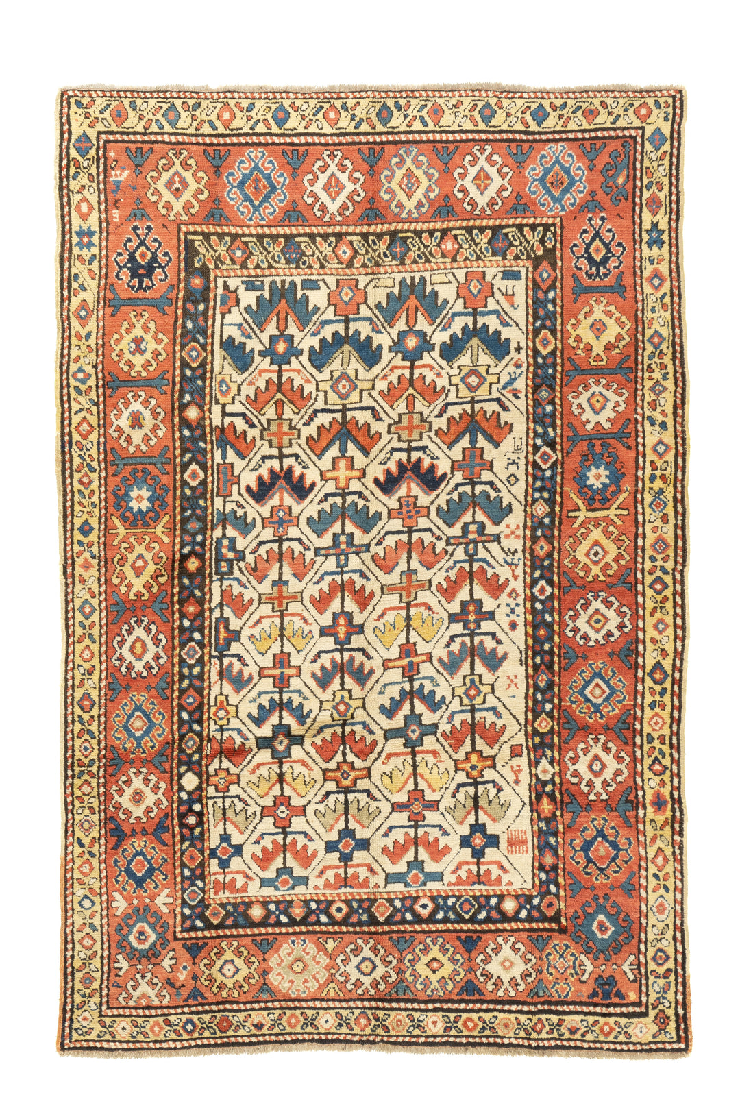 Antique Kazak Rug 4'9'' x 7'0"