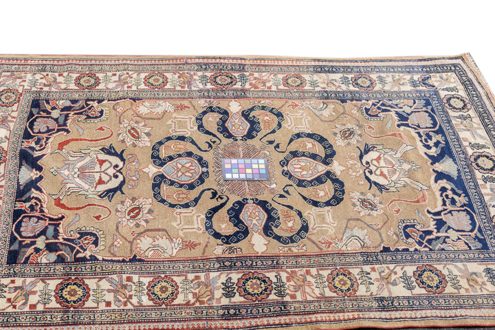 Antique Bibikabad Rug 4'2'' x 6'5''