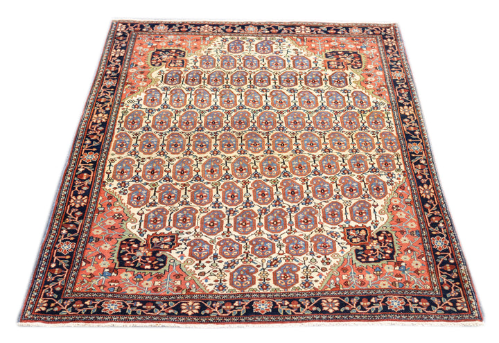 Antique Farahan Sarouk Rug 3'8'' x 5'0"