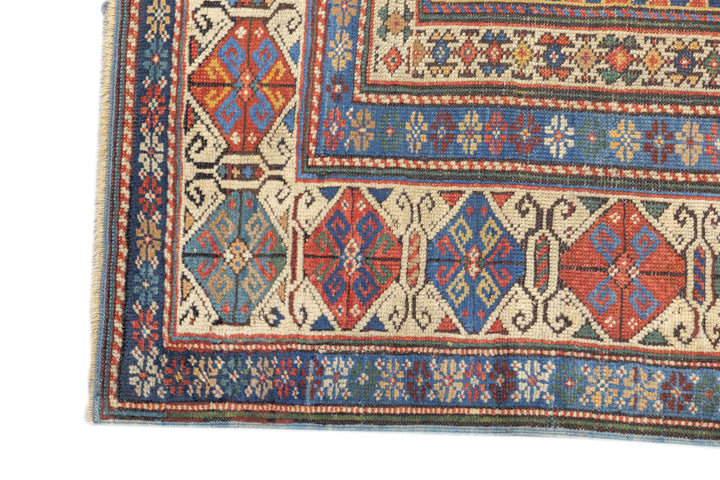 Antique Kuba Rug 4'0" x 4'9''