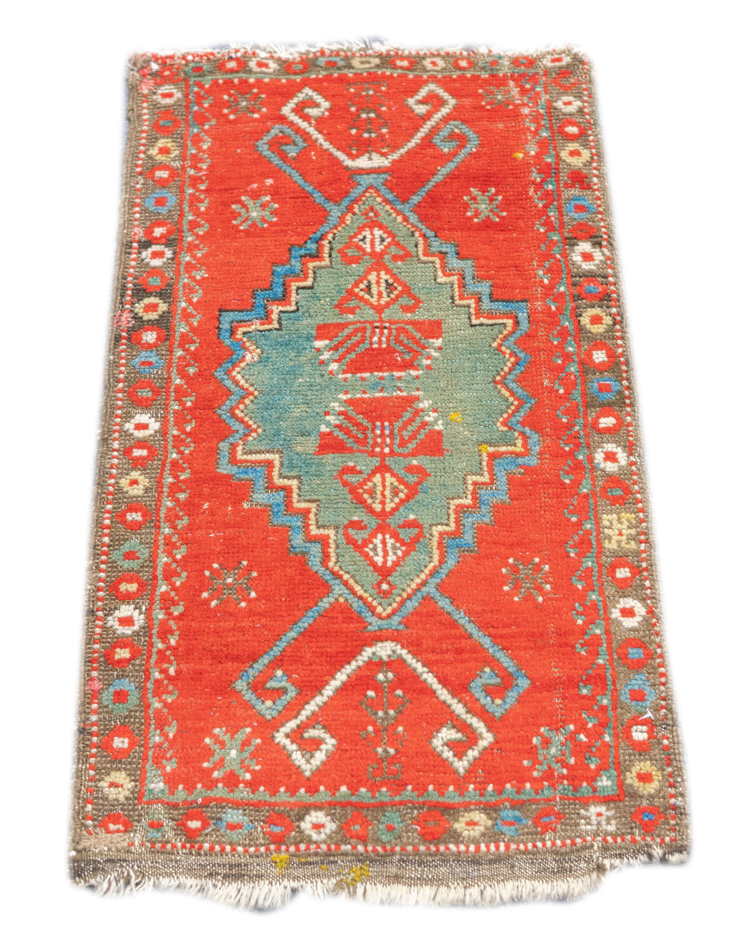 Fine Antique Konya (one of three) Rug 1'6'' x 2'11''