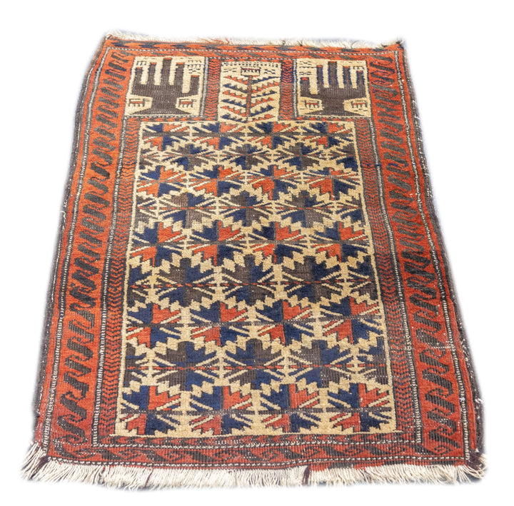 Antique Balouch Rug 2'3'' x 2'11''