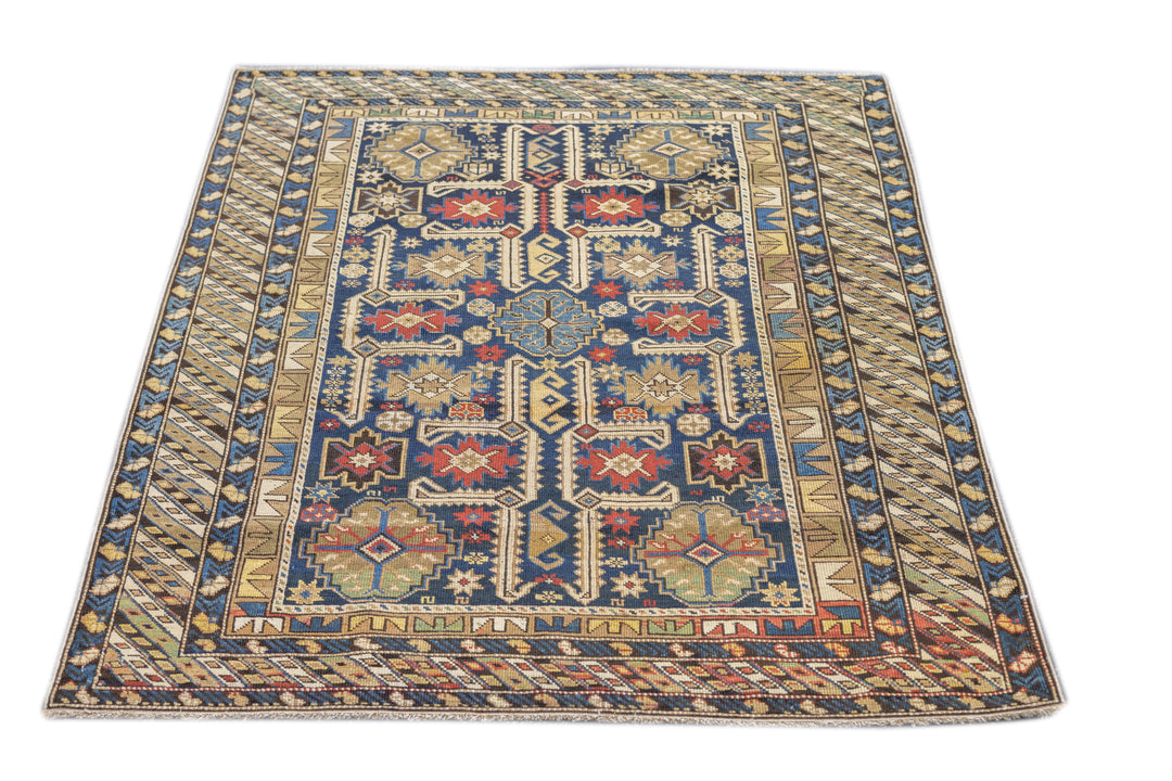 Antique Kuba Rug 3'10'' x 5'0"