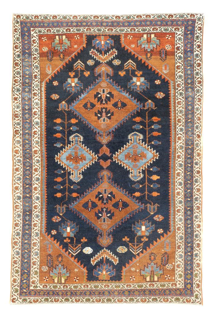 Antique Malayer Rug 4'2'' x 6'4''