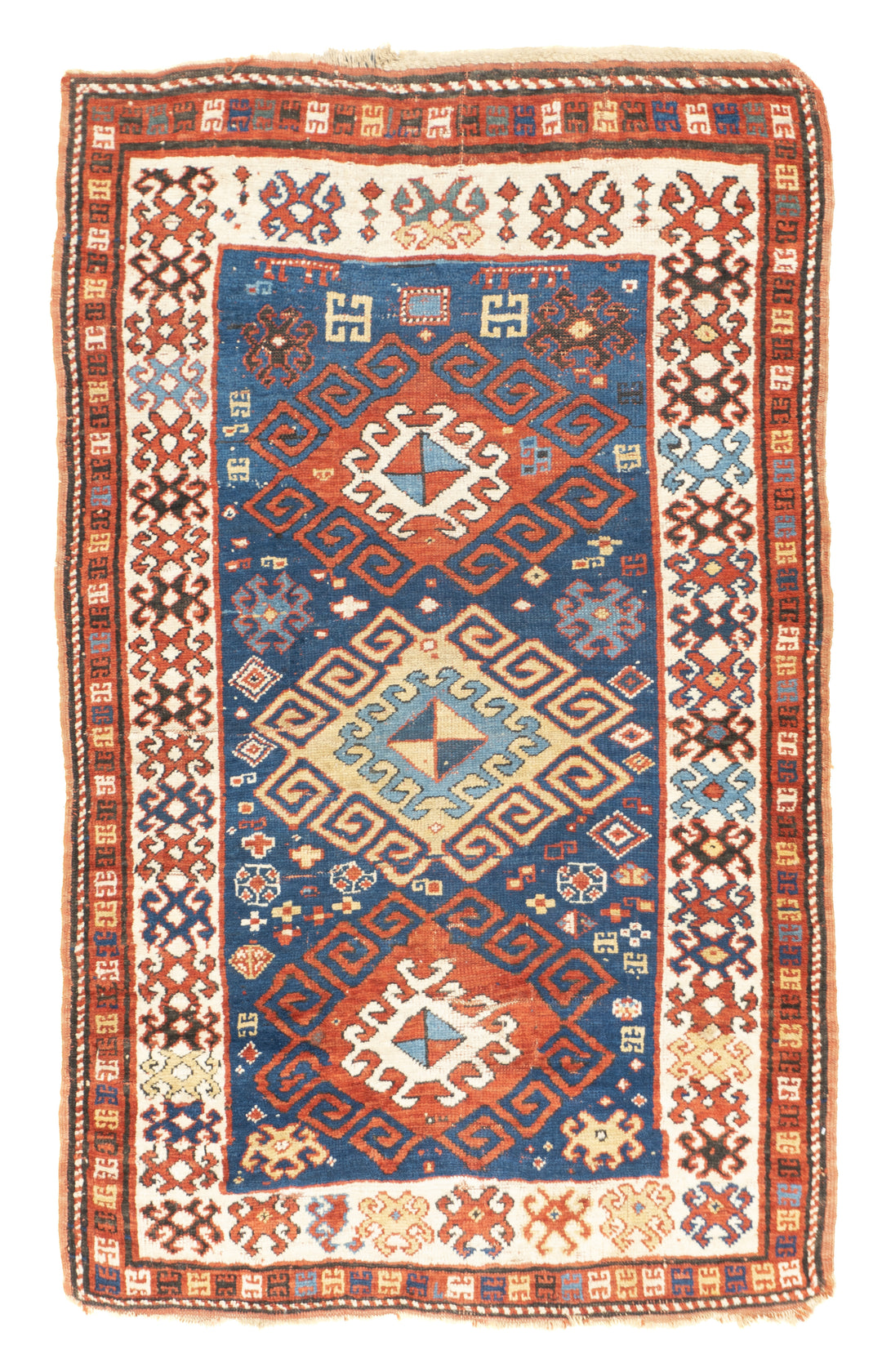 Antique Kazak Rug 3'7'' x 5'6''