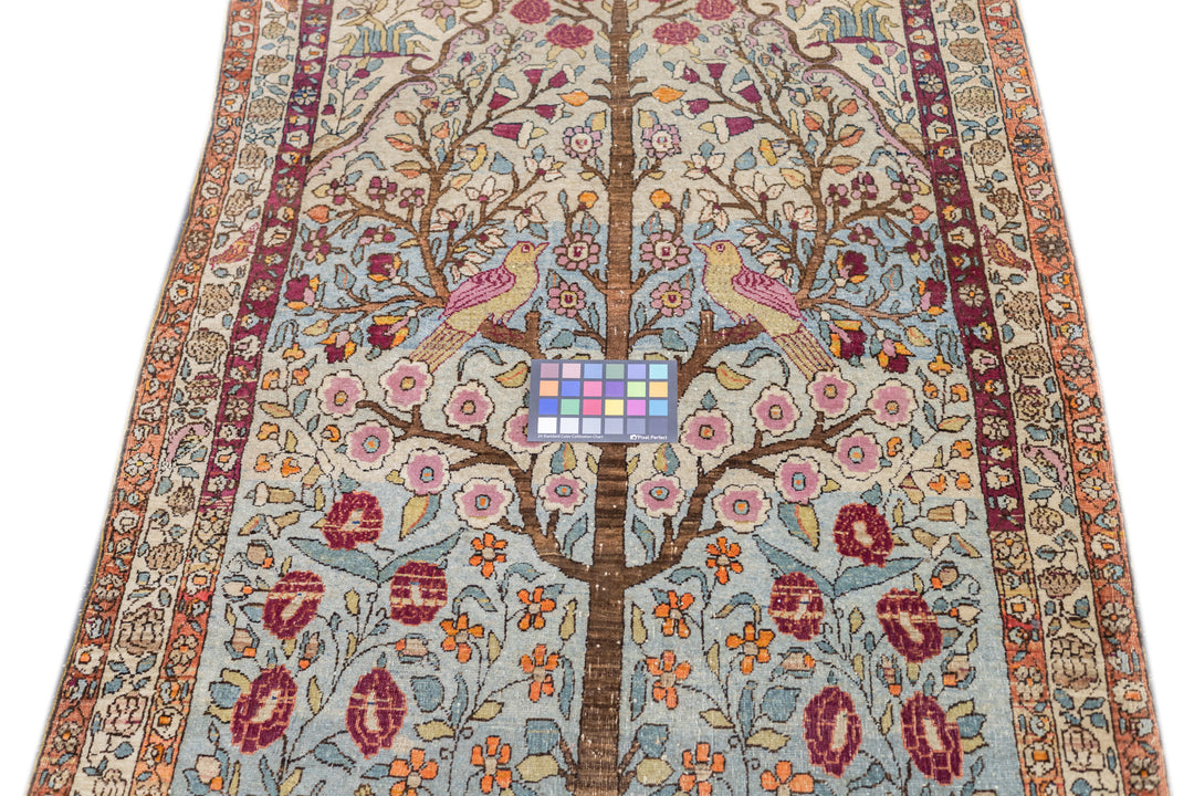 Antique Tehran Rug 3'4'' x 5'6''