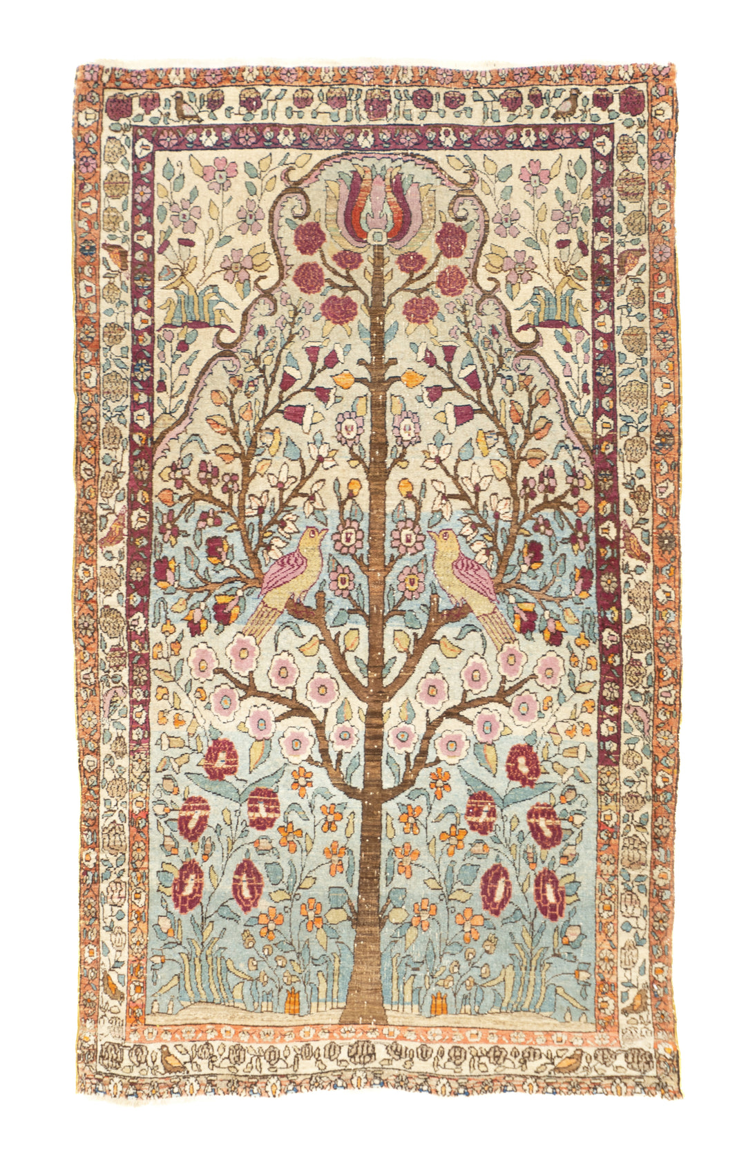 Antique Tehran Rug 3'4'' x 5'6''