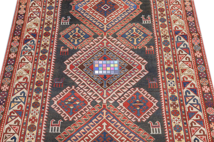 Antique Shirvan Rug 4' x 9'