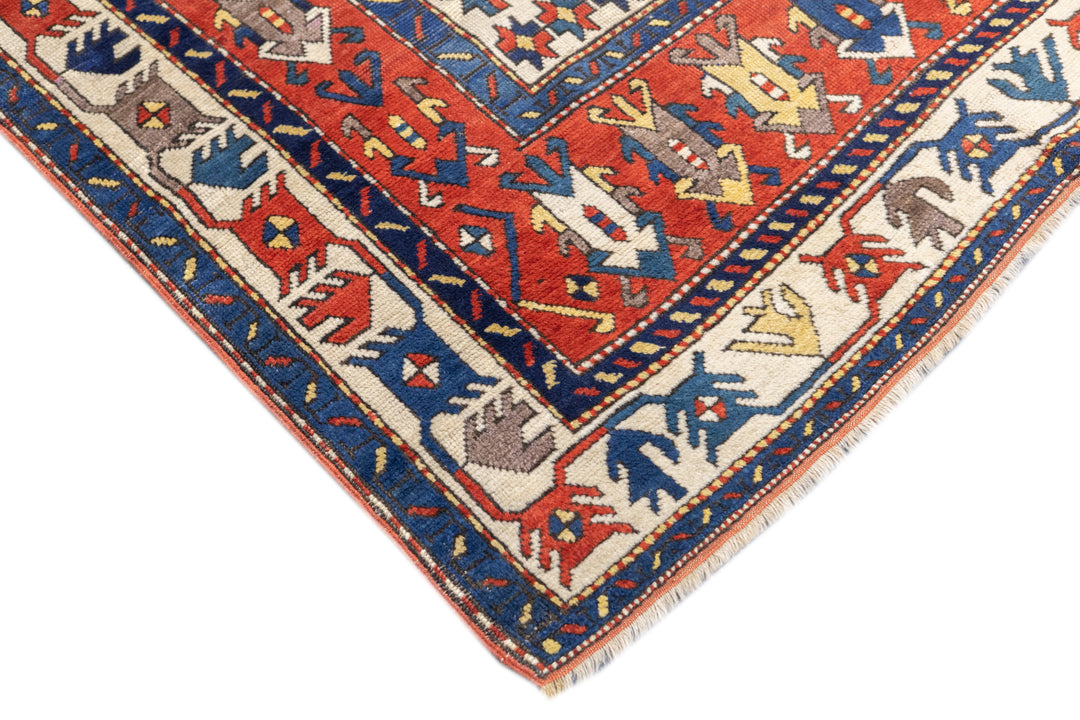 Antique Caucasian Talish Rug 4'4'' x 8'0"