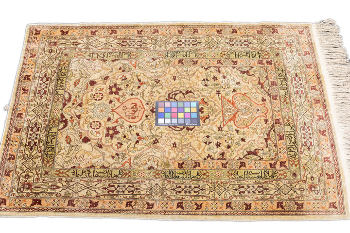 Antique Hereke Rug 2'8'' x 3'8''