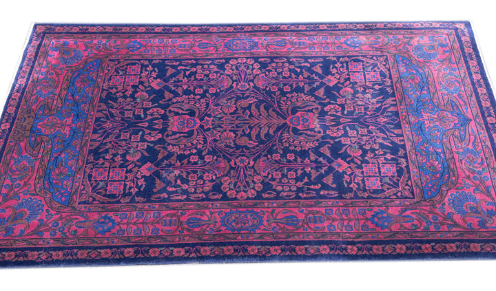 Antique Machester Kashan Rug 3'4'' x 5'0"