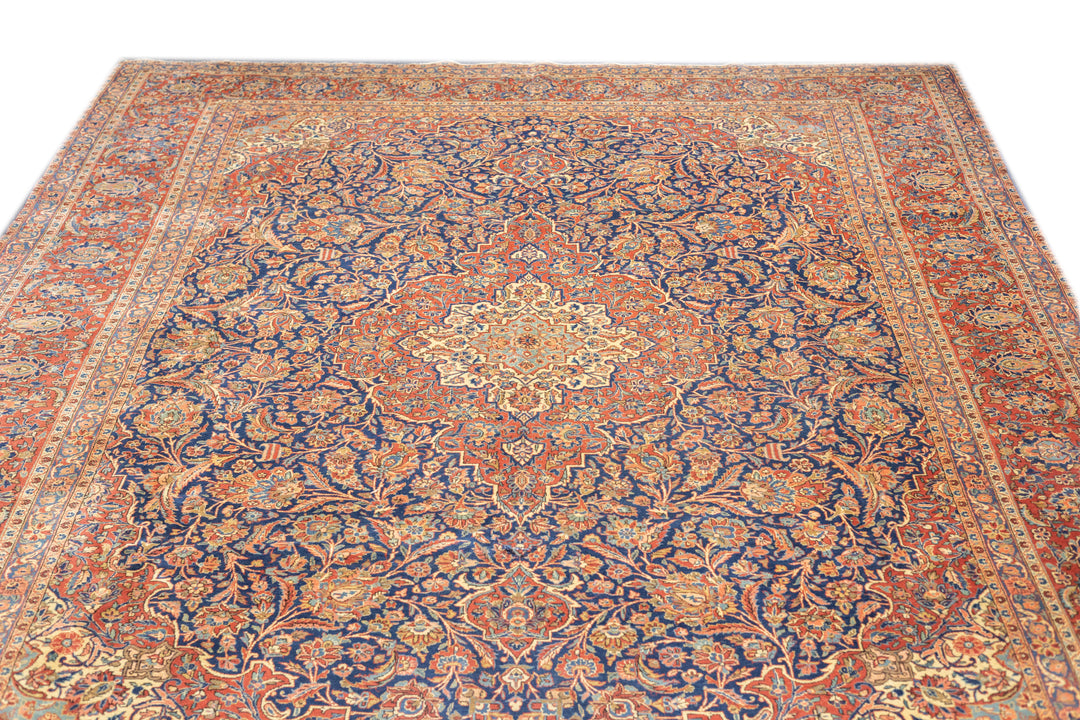 Antique Persian Kashan Rug 8'8'' x 11'4''