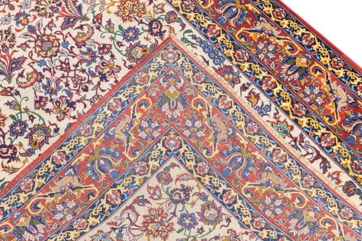 Antique Isfahan Rug 3'5'' x 5'2''