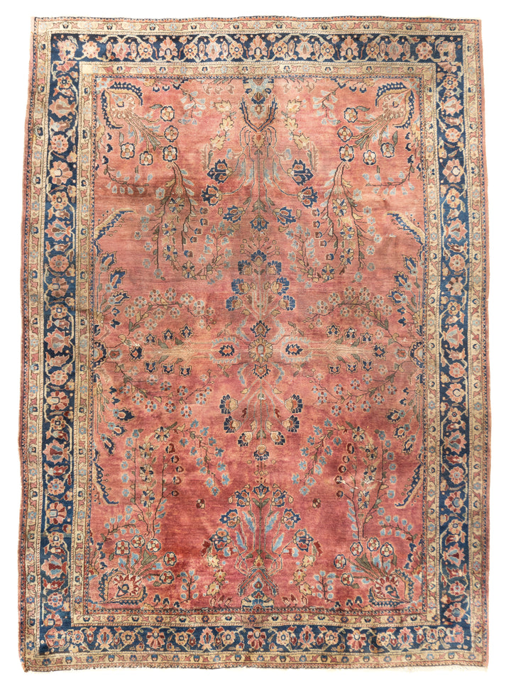 Fine Antique Persian Sarouk Rug 7’0" x 9’7”