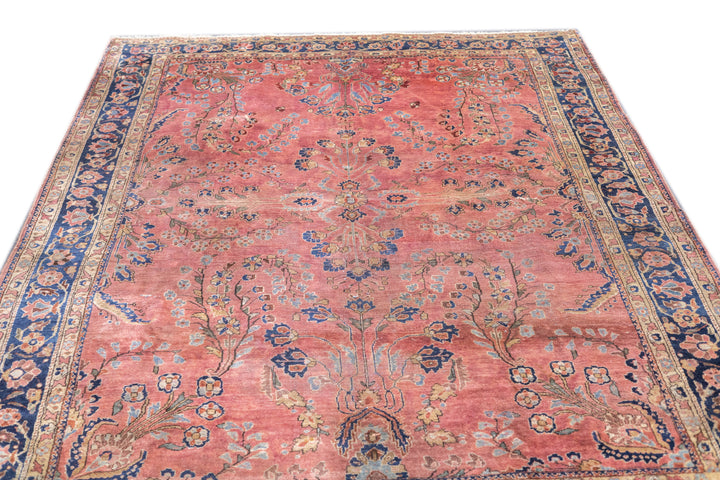 Fine Antique Persian Sarouk Rug 7’0" x 9’7”