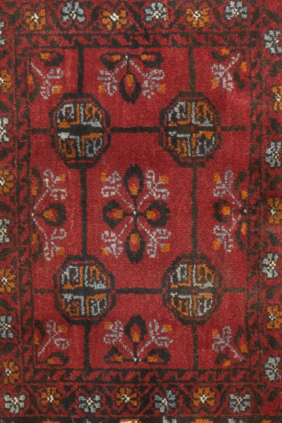 Fine Antique Bokhara Wool Rug 1'9'' x 2'5''