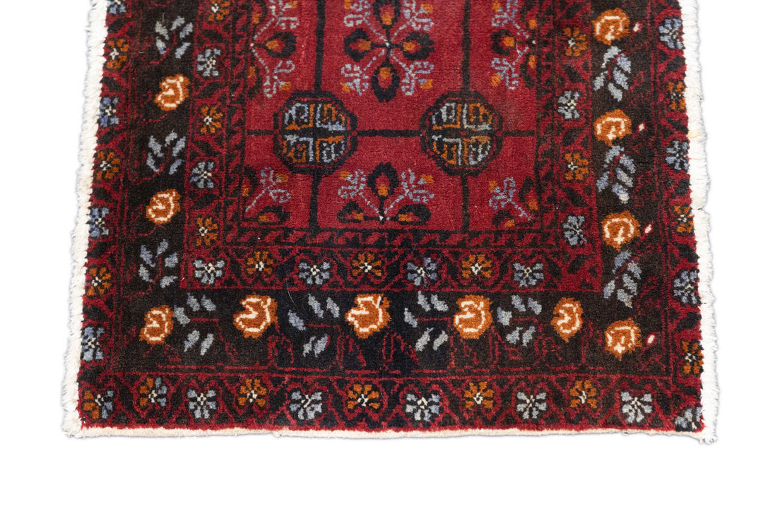 Fine Antique Bokhara Wool Rug 1'9'' x 2'5''