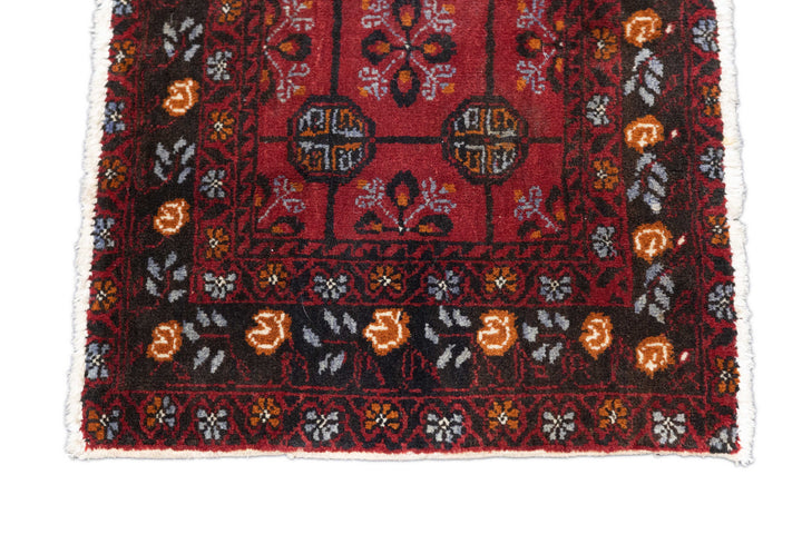 Fine Antique Bokhara Wool Rug 1'9'' x 2'5''