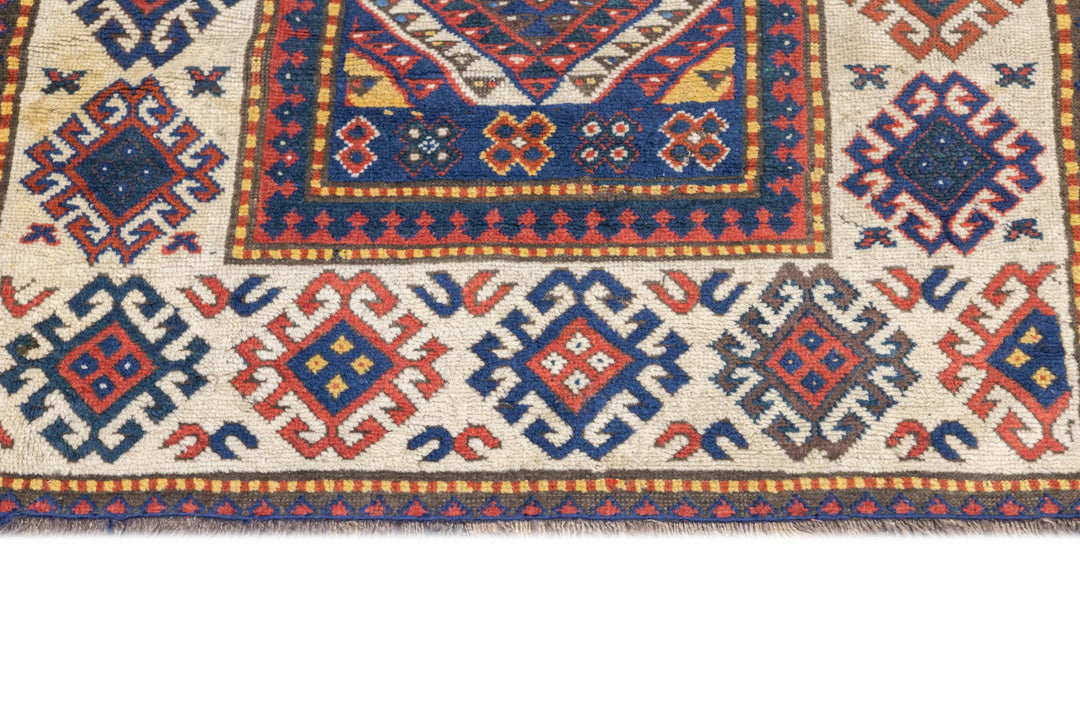 Antique Kazak Rug 3'4'' x 6'2''