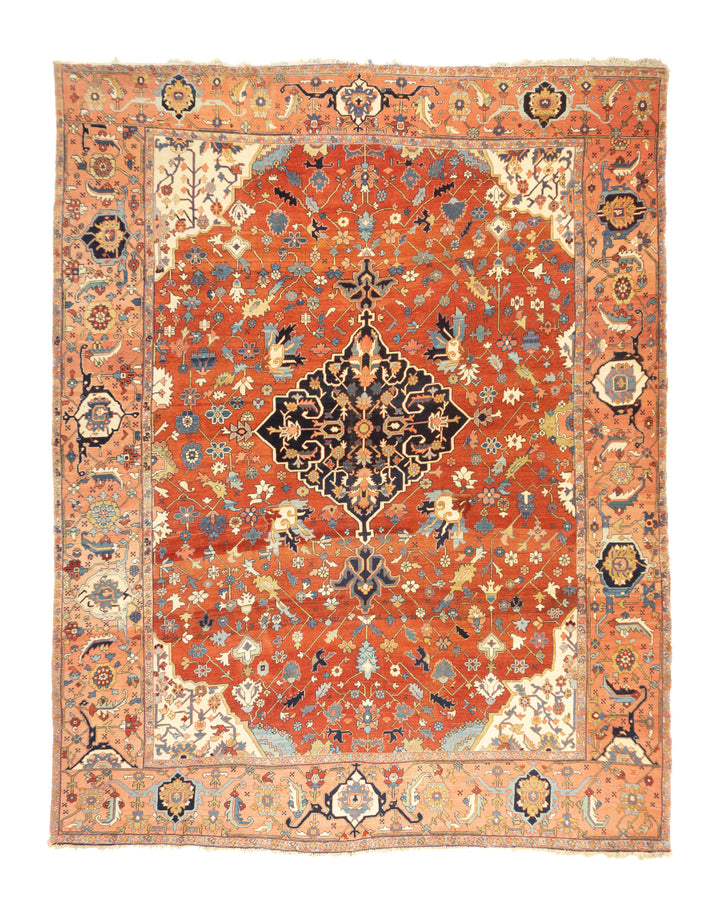 Antique Serapi Rug 9'4'' x 11'5''