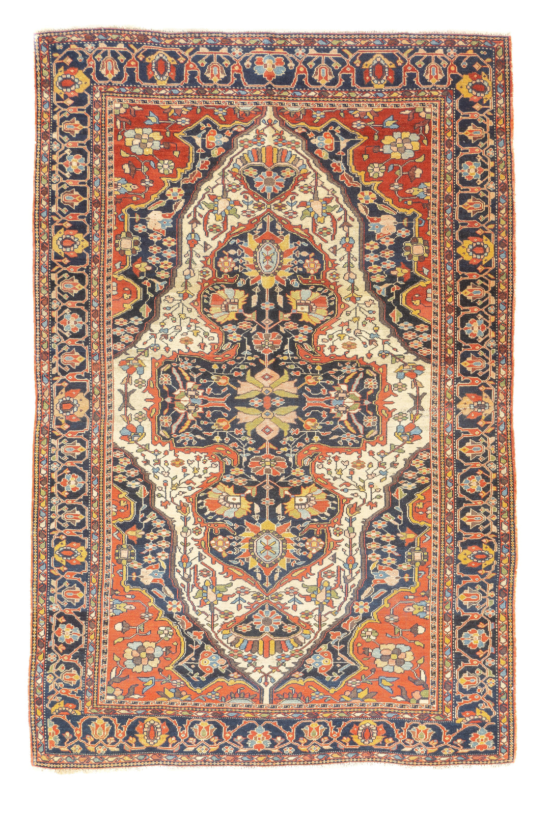 Antique Farahan Sarouk Rug 4'1'' x 6'0"