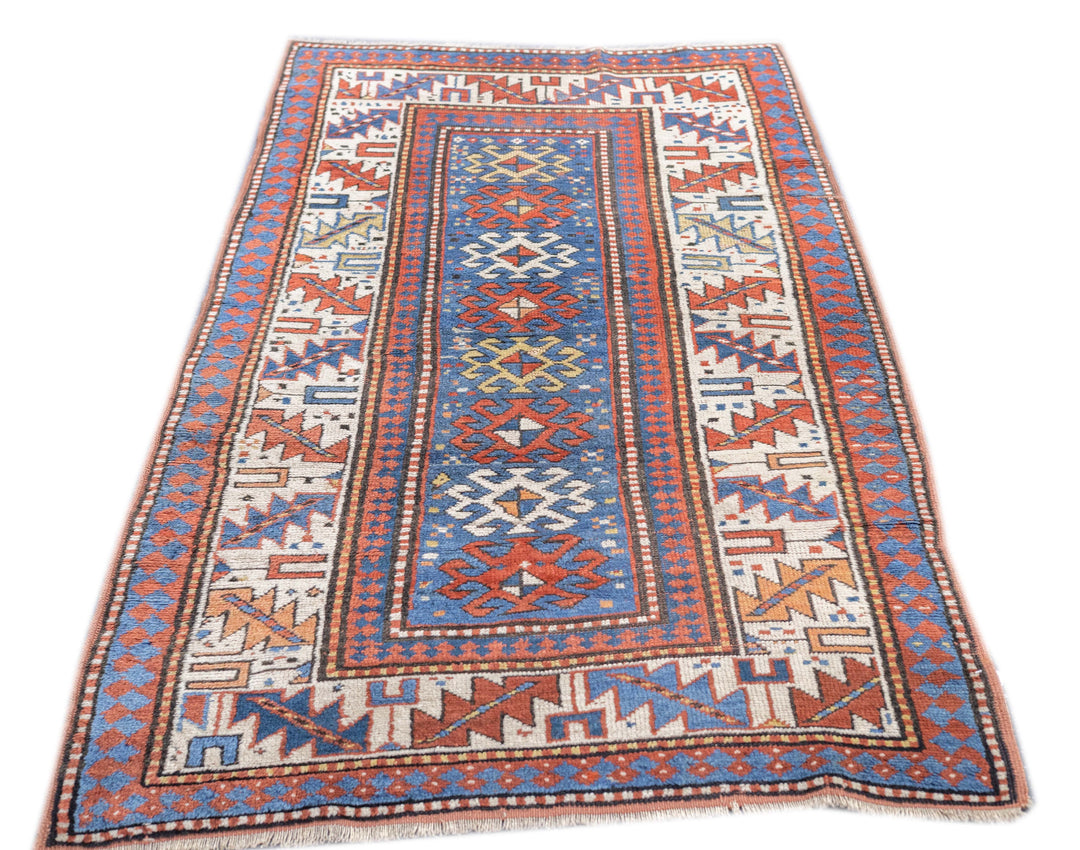 Antique Kazak Rug 3'7'' x 6'9''