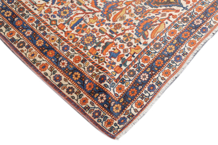 Antique Qashqai Rug 4'10'' x 6'0"