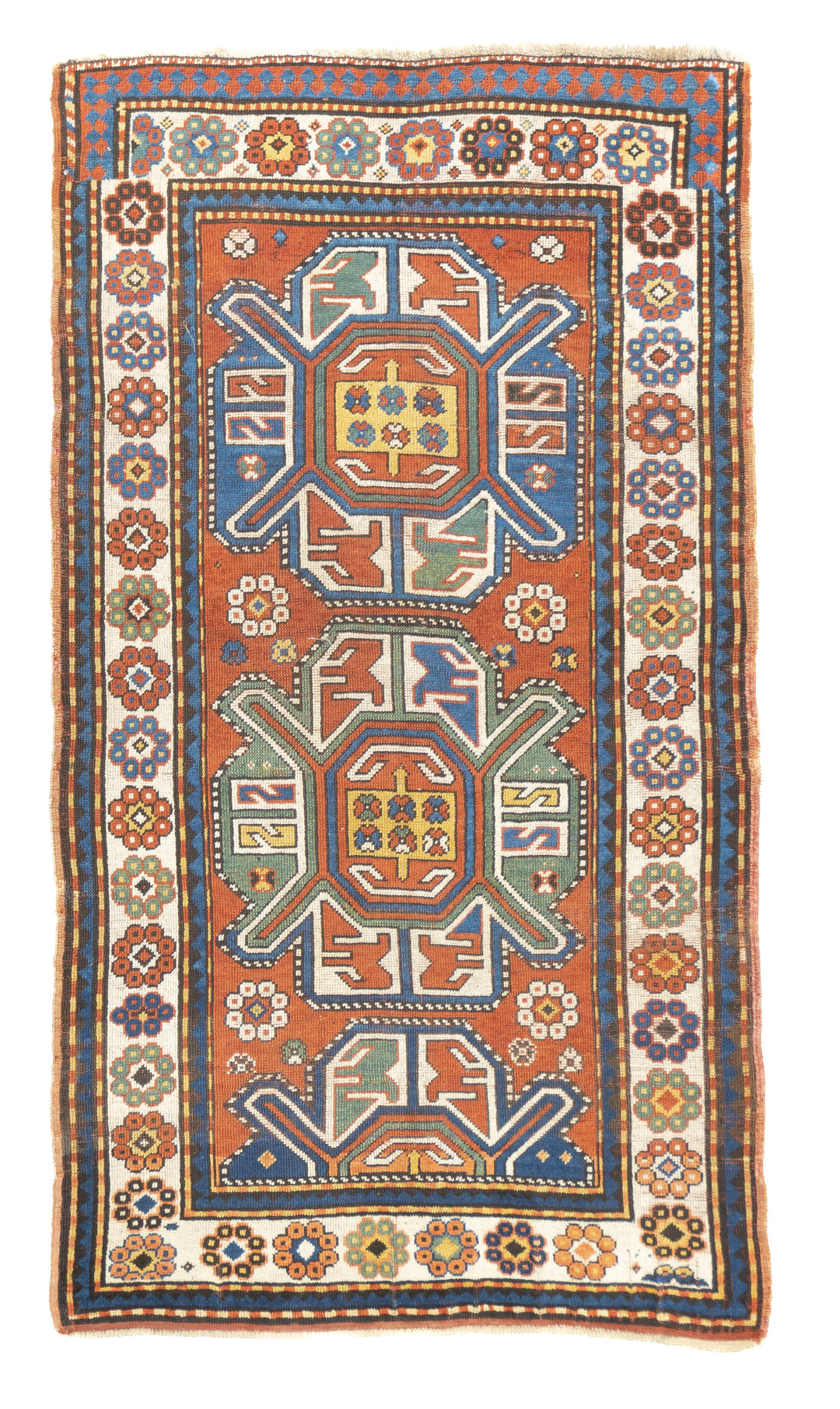 Antique Kazak Rug 3'5'' x 6'3''