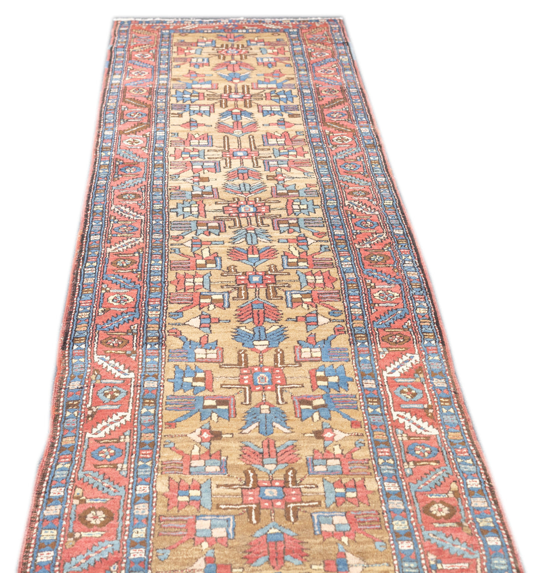 Antique Bakshayesh Rug 3' x 12'11''