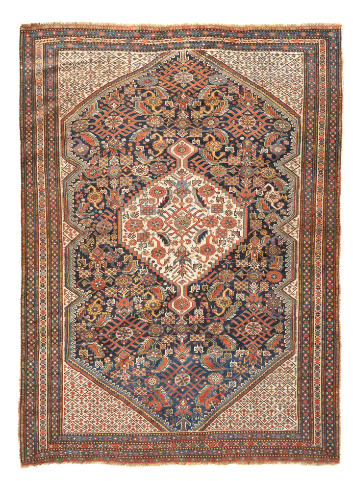 Antique Qashqai Rug 4'7'' x 6'3''