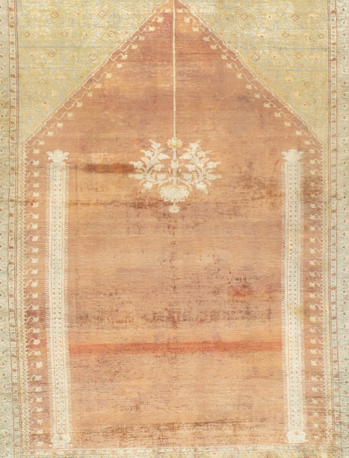 Antique Persian Silk Haji Jalili Tabriz  Rug 4'1'' x 5'5''