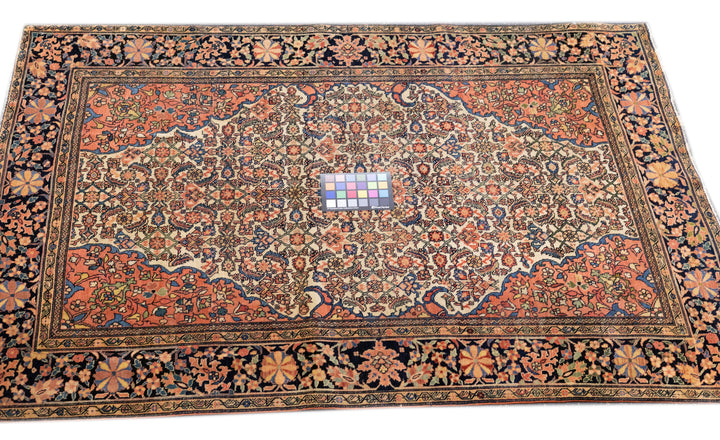 Antique Farahan Sarouk Rug 3'5'' x 5'0"