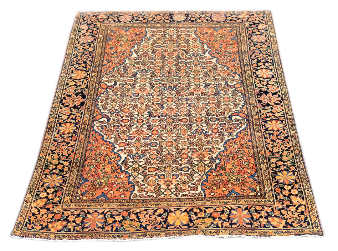 Antique Farahan Sarouk Rug 3'5'' x 5'0"